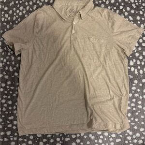 Men's Beige Polo Shirt